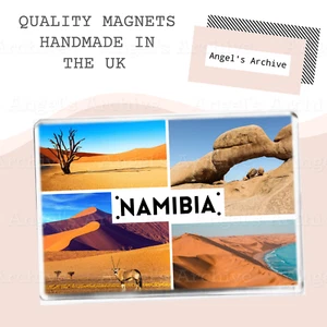 NAMIBIA ✳ AFRICA ✳ SOUVENIR TOURIST HOLIDAY ✳ LARGE FRIDGE MAGNET ✳ GIFT - Picture 1 of 1