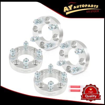 4 Pcs 1 Inch 4x4 4x101.6 Wheel Spacers 14X1.25 68.5 CB For Yamaha Golf Cart - Imagem 1 de 4