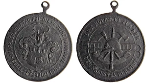 Feuerwehr Medaille Celle 1889, Provinz Hannover, XII. Feuerwehrtag - Picture 1 of 11