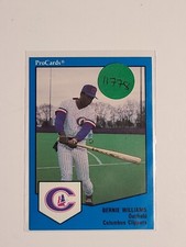 1989 ProCards Minor League Team Sets #736 - Bernie Williams Rookie N12