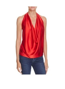 Ramy Brook rotes Harriet 6-Wege Seidentop, neu mit Etikett, Größe S, Einzelhandel 275,00 $ - Bild 1 von 12