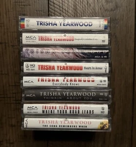 LOT OF 8 TRISHA YEARWOOD CASSETTE TAPES Thinking about you Everybody Knows+++ - Picture 1 of 3