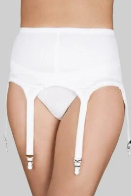 Cinturón liguero de seis correas abierto RAGO blanco talla M/28 estilo 72522 nuevo sin etiquetas Foto 1 de 2