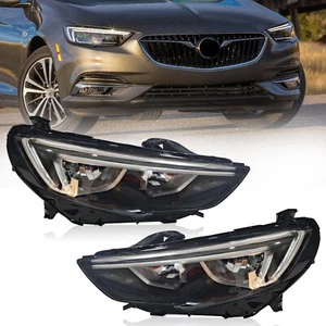 1 Pair L&R Side LED DRL Headlight for 2018-2020 Buick Regal Sportback Tourx - Picture 1 of 6