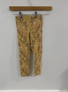 Carters Floral Leggings Girls Size 6/6A - Picture 1 of 3