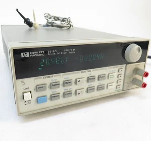 HP 6612C 40 Watt, System DC Power Supply 20V 2A w/ Hook Leads, Agilent, Keysight - Picture 1 of 6