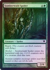 Somberwald Spider - Foil New MTG Innistrad Magic 2B3