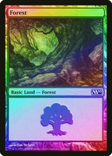 Forest (249) FOIL Magic 2010 / M10 PLD Basic Land MAGIC MTG CARD ABUGames