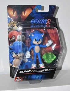 Sonic the Hedgehog - Sonic 3 Movie - 5" Figure with Master Emerald - Picture 1 of 2