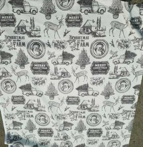 richloom Christmas on the FARM fabric by the yard - Picture 1 of 1