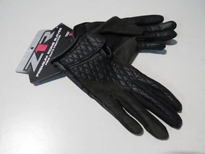 NEW Z1R Womens Black Bolt Premium Riding Gloves Size S 3302-0597 - Picture 1 of 7