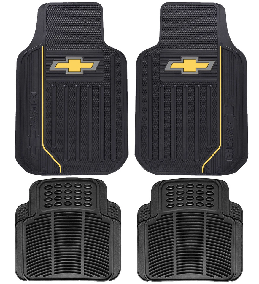 Novos tapetes de assoalho de borracha CHEVY ELITE dianteiro/traseiro/traseiro carro caminhão SUV para todas as condições climáticas - Imagem 1 de 1