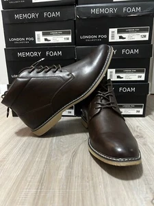 London Fog Collection LFM-Tyler Chukka Brown CL30578M-E Sz 12 men - Picture 1 of 7