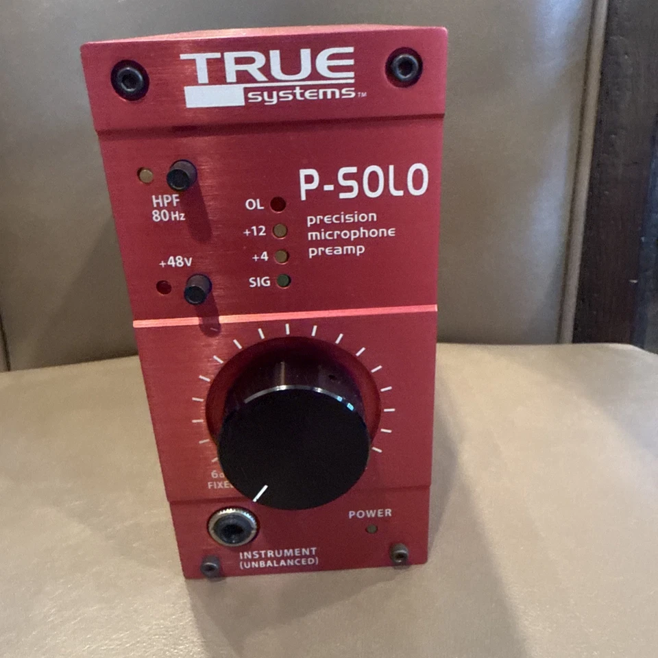 True Systems P-Solo Mono Microphone Preamp READ - Image 1 of 4