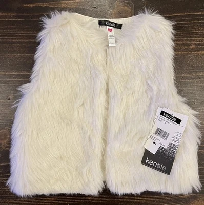 Chaleco Kenzie Niñas Imitación Piel Y Cuero Marfil Niñas Talla 6 Nuevo con Etiquetas Precio de venta sugerido por el fabricante 64,00 USD Foto 1 de 4