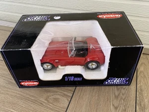Kyosho Shelby Cobra 427 S/C Convertible Red 1:18 +FAST SHIPPING! - Picture 1 of 7