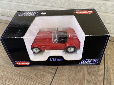 Kyosho Shelby Cobra 427 S/C Convertible Red 1:18 +FAST SHIPPING! - Image 1 of 4