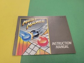 Marble Madness Nintendo NES Instruction Manual Booklet ONLY