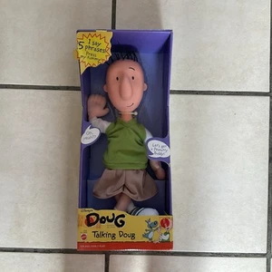 Disney Talking DOUG Funny New in Box 1990s Official Vtg Plush Soft Toy - Picture 1 of 8
