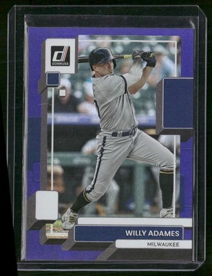 2022 Donruss #139 Willy Adames Holo Purple - Image 1 of 2
