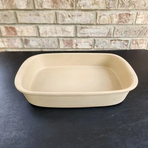 Pampered Chef 9x13 Baker Stoneware Pan Family Heritage USA Bakeware EUC - Picture 1 of 7