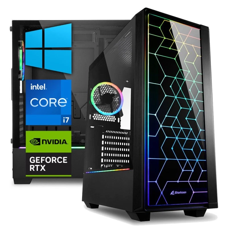 PC linea GAMING Intel i7 12700 12 Core - Ram 16 GB - SSD M.2 1 TB - nVidia RTX 3 - Immagine 1 di 1