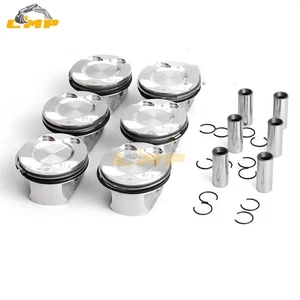 Piston & Rings Set CR 9.3:1 For BMW E87 E90 E92130i 330i 530i N52B30BF 3.0L - Picture 1 of 12