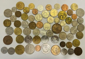 Lot of 66 Different Animal Coins from Many Different Countries around the World - Picture 1 of 5