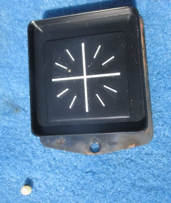 1966 1967 Buick Skylark GS Sport Wagon Special Clock Delete Plate & Stem Plug GM - Image 1 of 4