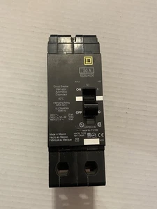 Square D EDB24050 50A 480V Circuit Breaker - Picture 1 of 6