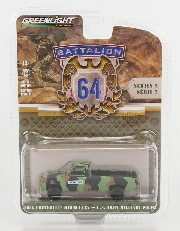 1/64 GREENLIGHT - CHEVROLET | M1008 PICK-UP OPEN CUCV MILITARY POLICE 1985 | CAM - Immagine 1 di 1
