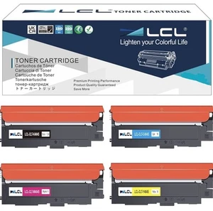 Confezione 4 Cartucce Toner LCL Ricambio Samsung CLT-C404S Y404s M404s K404s - Foto 1 di 3