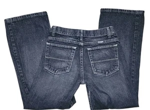 Wrangler Black Bootcut Jeans Boys Sz 14 Reg Adjustable Waist Cowboy Streetwear  - Picture 1 of 7