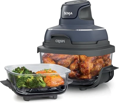 Ninja Crispi 4-in-1 Portable Glass Air Fryer System 4QT with TempWare Containers - Image 1 of 4