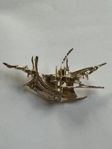 Broche Juhls Kautokeino Plata Esterlina Noruega Sami Noruego De Colección Tundra 1397 - Imagen 1 de 6