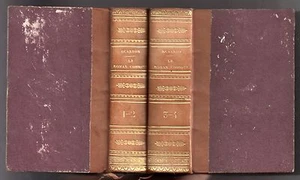 SCARRON LE ROMAN COMIQUE 1828 EDITION DAUTHEREAU IN-32 COMPLET RELIES DEMI-CUIR - Picture 1 of 1