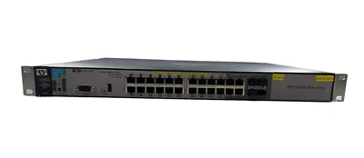 HP ProCurve 3500-24G-PoE Switch 24-Port Active J9471A J9471-61301 - Image 1 of 3