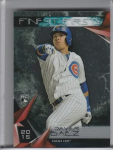 2015 TOPPS FINEST #FF6 JAVIER BAEZ ROOKIE RC CHICAGO CUBS 1260 - Picture 1 of 1