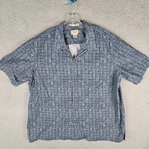 L.L. Bean Men's XXL Reg Traditional Fit Shirt Short Sleeve Button Loop Collar - Picture 1 of 8