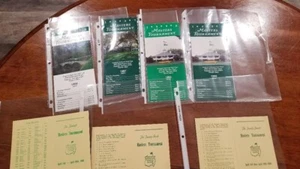 Masters Tournament Patron Brochure Collection 1960-2020 Palmer Nicklaus Woods - Picture 1 of 24