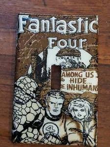 Fantastic Four Single Toggle Light Switch Cover - Picture 1 of 1
