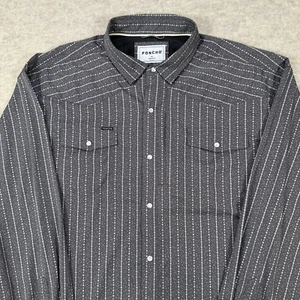 Poncho Shirt Size 3XL Regular Fit The Camino Western Shirt Magnetic Pockets - Picture 1 of 13