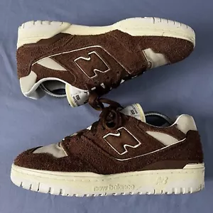 Aime Leon Dore X New Balance 550 Brown Suede Mens Size 9.5 Athletic BB550DB1 - Picture 1 of 8