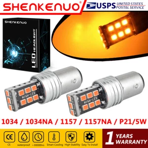For Honda Interstate VT1300CT 2010-2015 - 2X P21/5W Front Turn Signal Lights US - Picture 1 of 12