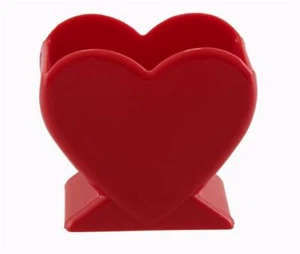 Case of 24 Heart Red Shape Planter Plastic Plant Pot - Picture 1 of 1