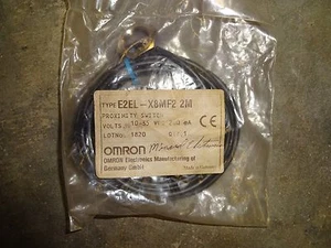 OMRON E2EL-X8MF2 PROXIMITY SWITCH 2M CABLE, 10-35 VDC, 200 MA - Picture 1 of 1