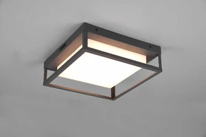 Plafoniera da esterno a led moderno antracite per balcone veranda TR450 - Imagen 1 de 4