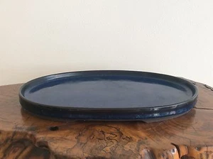 Japanese Vintage SUIBAN Bonsai singed 春松 Harumatsu / W 31×D 24×H 2.5 (cm) 970g - Picture 1 of 8