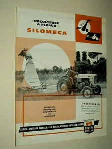 Prospekt Traktor SOMECA Siloméca Prospekt Schlepper Schlepper Brochure - Bild 1 von 1