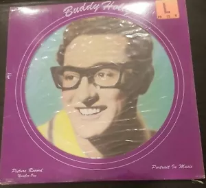 BUDDY HOLLY PORTRAIT IN MUSIC PICTURE DISC VINYL 12"RECORD Number One - Picture 1 of 3